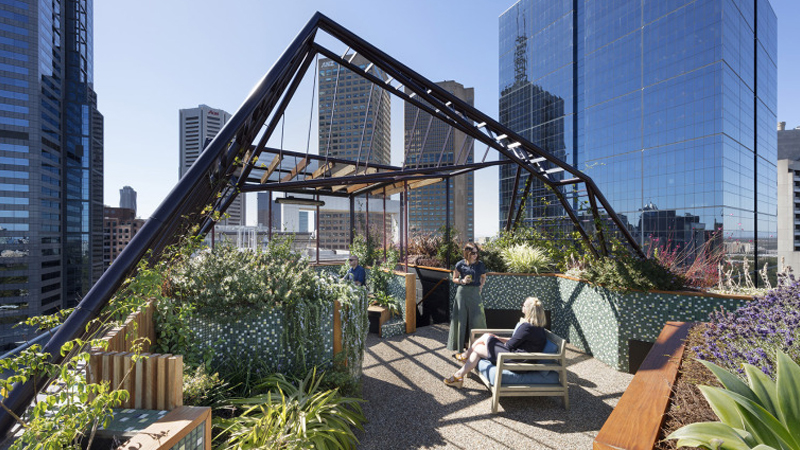 最新樓頂花園設(shè)計(jì)與展示，綠意盎然，繁花似錦的空中花園體驗(yàn)