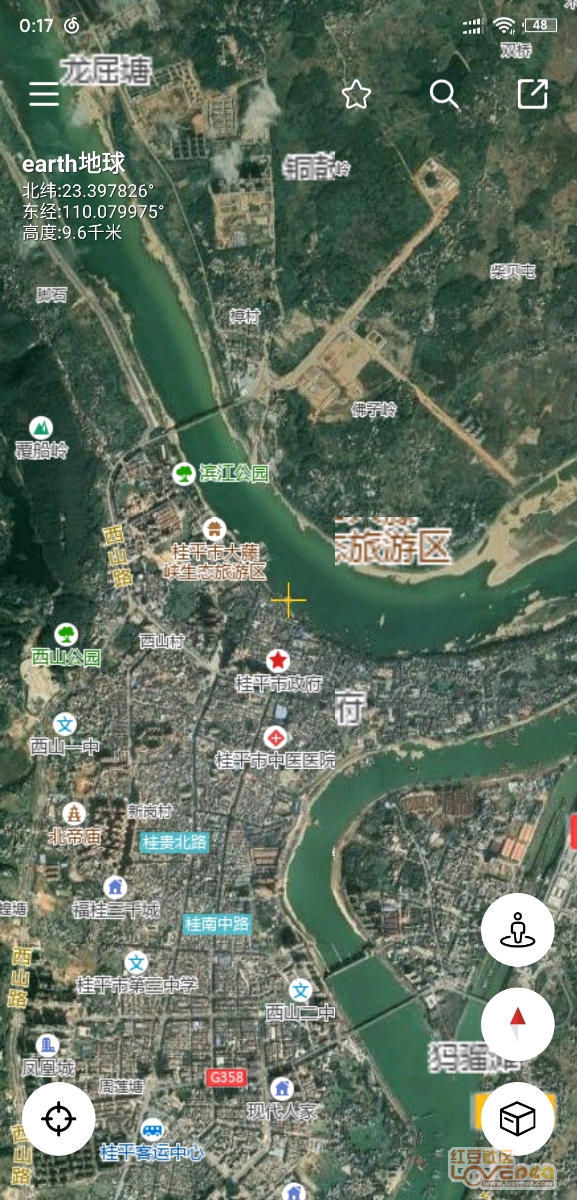 最新桂平衛(wèi)星地圖，開(kāi)啟一段溫馨有趣的探索之旅