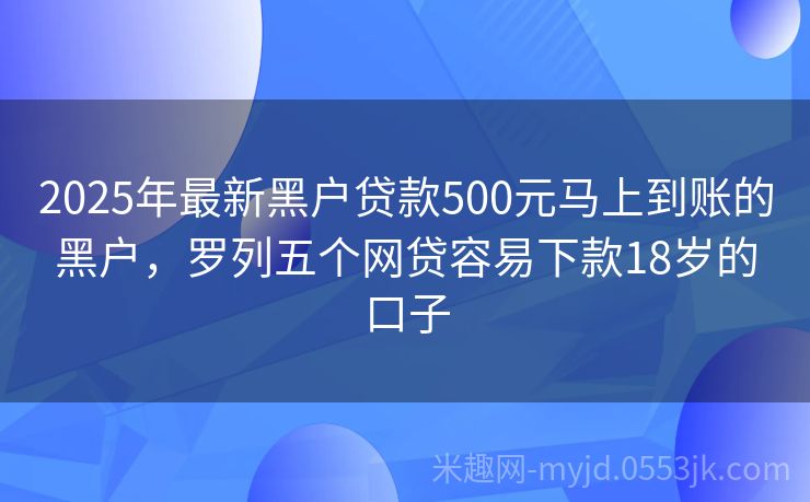 2025年黑戶最新口子申請指南，初學(xué)者與進(jìn)階用戶通用步驟
