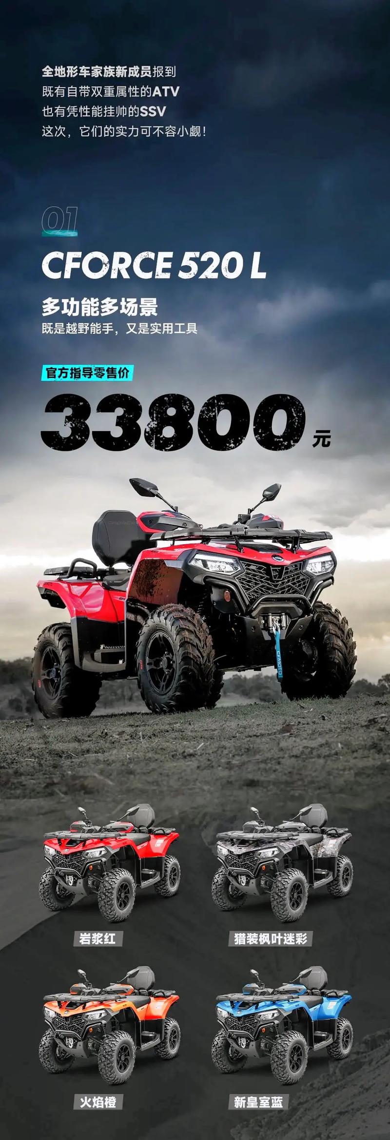 最新全地形車，越野的極致體驗