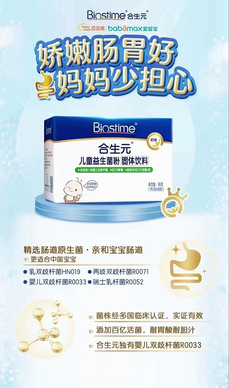 合生元益生菌最新版，小益生菌與家庭幸福的日常奇跡